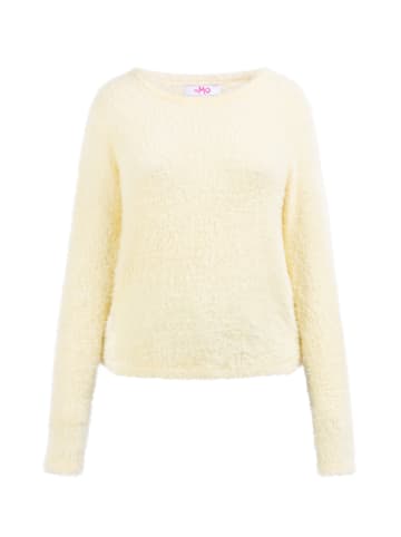 myMo Damen Strickpullover in Gelb