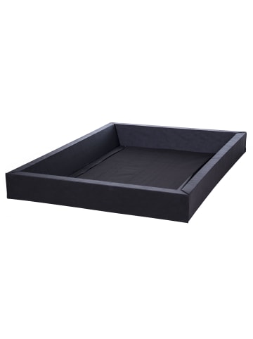 Beliani Schaumstoffrahmen SIMPLE in Schwarz - (W) 180 x (H) 20 x (L) 200 cm