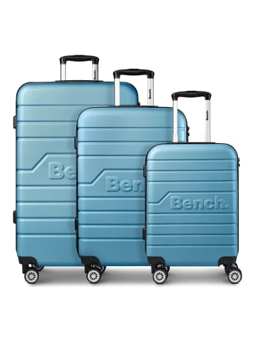 Bench Seattle 4 Rollen Kofferset 3-teilig in nordic-blue