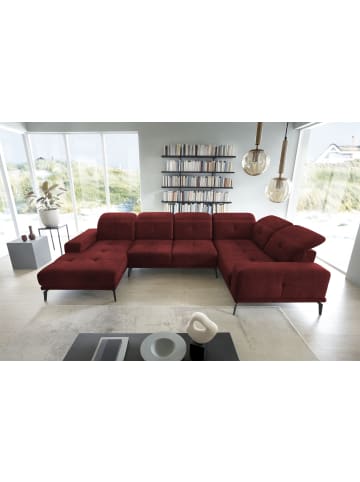 MF Design Nevido Recamiere Rechts in Tawny Port -  (L) 201 x (B) 350 x (H) 77 cm