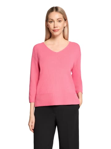 Betty Barclay Feinstrickpullover mit V-Ausschnitt in Pink