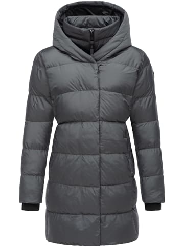ragwear Steppmantel Niara in Dark Grey