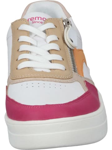 remonte Schnürschuhe in magenta/weiss/rose/tan