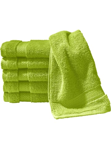 Erwin Müller Frottier Gästetuch 6er-Pack Friedrichshafen in apfelgrün