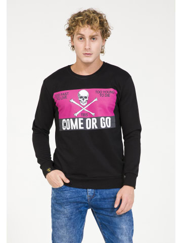 PLUS EIGHTEEN Herren Sweater in Schwarz