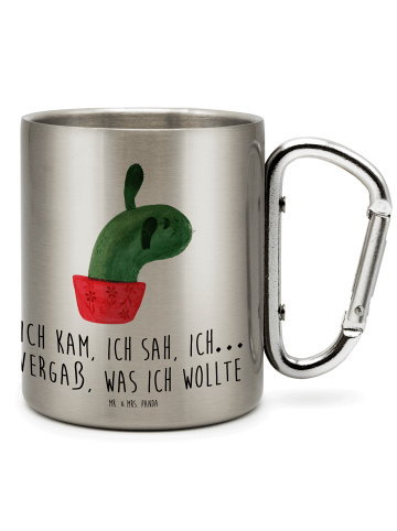Mr. & Mrs. Panda Thermobecher Kaktus Mama mit Spruch in Silber