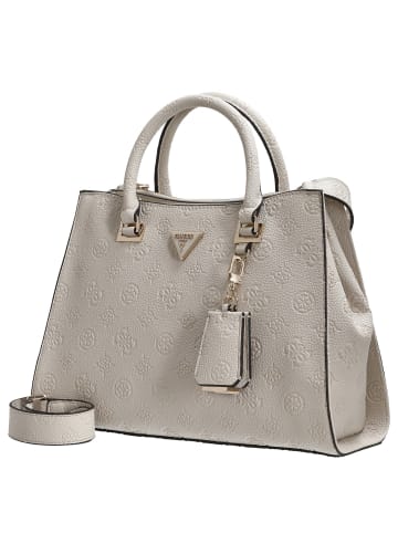 Guess Cresidia II Society - Henkeltasche (black logo) in bone logo