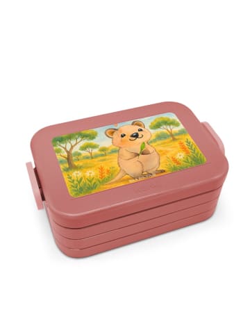 Mr. & Mrs. Panda MEPAL Bentobox Quokka Happy Design ohne Spruch in Rot Pastell
