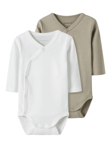 name it Wickelbodys 2er Pack NBNBODY 2P LS WRAP in pure cashmere
