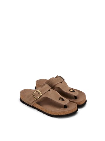 Marc O'Polo Zehentrenner-Pantolette Model Quinn in Darker Sand