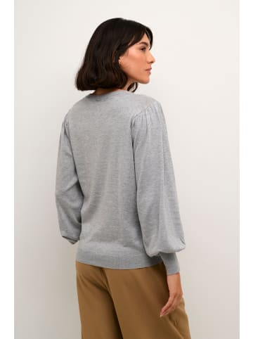 Kaffe Strickpullover KAlizza Regular fit in Light Grey Melange
