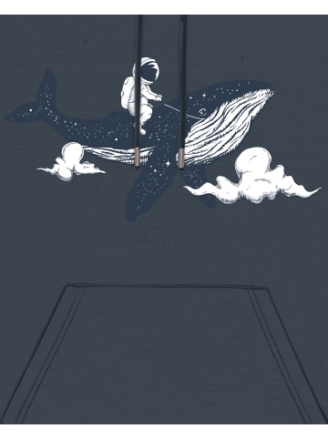 wat? Apparel Sweatshirt Spacewhale in India Ink Grey