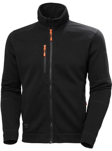 Helly Hansen Fleecejacke/Fleecepullover "Kensington Knit Fleece Jacket" in Schwarz