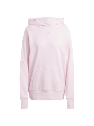 adidas Performance Kapuzenpullover Essentials in pink / silber