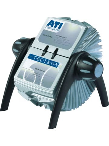 Durable Visitenkartenrollkartei Visifix flip schwarz