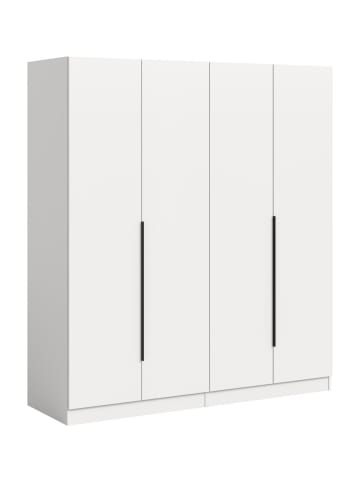 ebuy24 Kleiderschrank Kopenhagen Weiß 160 x 52 cm