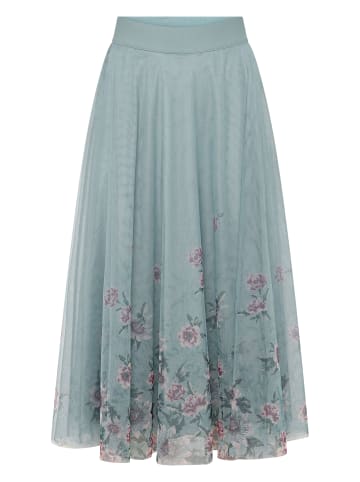 Zero  Tüllrock mit Blumen in Patch Blue/Pink