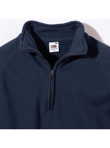 Fruit of the Loom Sweat Unisex-Troyer in dunkelblau