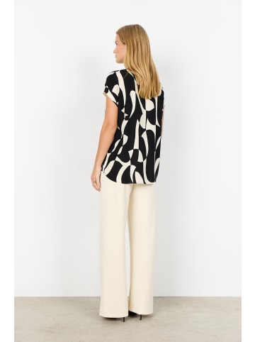 soyaconcept Bluse SC-Chanise in schwarz beige