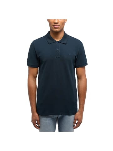 Mustang Poloshirt 2er Pack in Schwarz/Dunkelblau