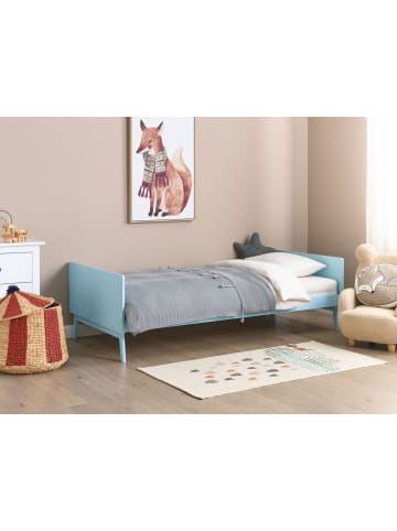 Beliani 2-tlg Einzelbett BONNAC in Blau