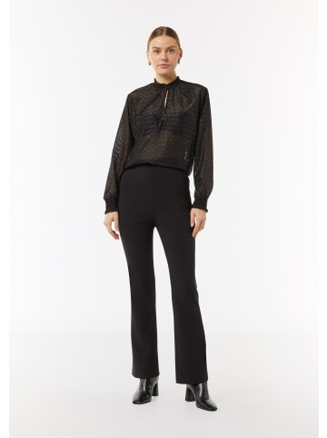 comma CI Bluse langarm in Schwarz