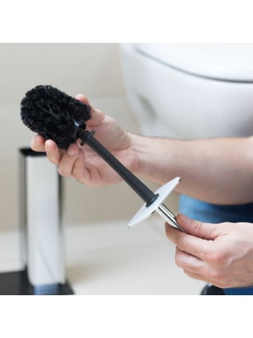 relaxdays 40 x WC Bürstenkopf in Schwarz