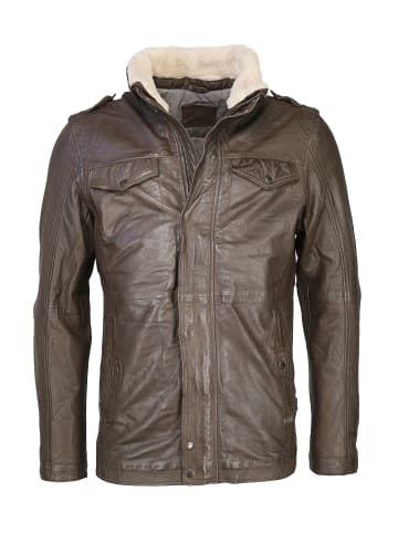 Mustang Lederjacke Reineke in braun
