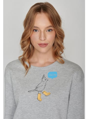 GreenBomb Canty Animal Bird Fine in Heidekraut Grau