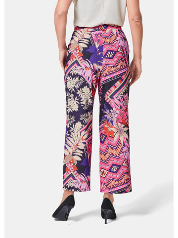 GOLDNER Culotte LOUISA Stretchbequeme Druck-Culotte LOUISA in pink / gemustert