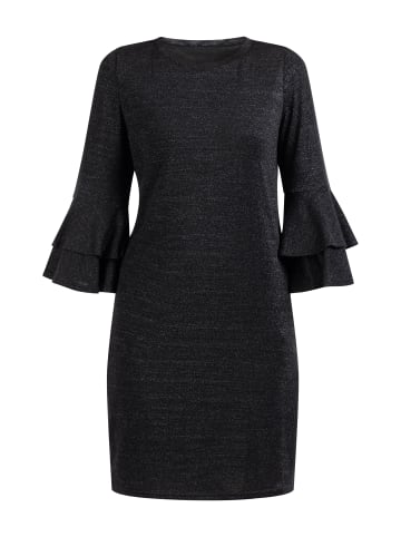 Albee Women Kleid Mit Glanzgarn in Schwarz