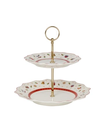 Villeroy & Boch Etagere klein Toy's Delight in rot|weiß