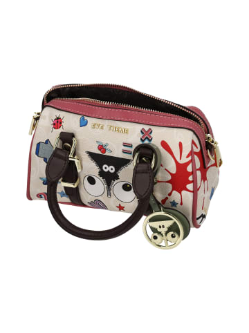 myMo Women Handbag in White Rose