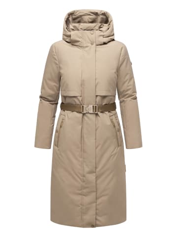 Navahoo Wintermantel Waldbummler 14 in Taupe Grey