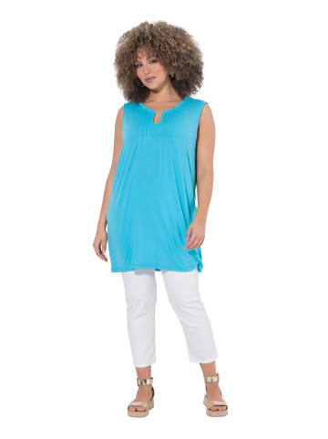 Ulla Popken Strick-Top in tiefes aqua