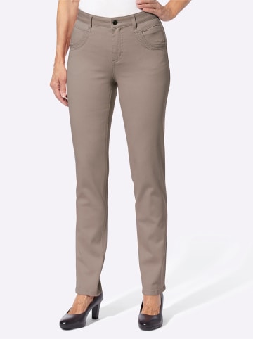 WITT WEIDEN Röhrenjeans in taupe
