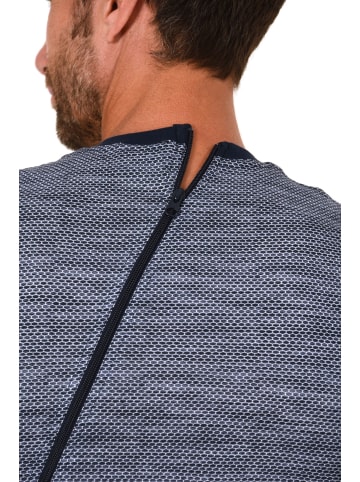 NORMANN Pflegeoverall langarm für Reißverschluss an Rücken - 47513 in navy