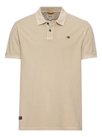 Camel Active Piqué Poloshirt aus zertifiziertem Organic Cotton in Beige