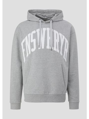QS Sweatshirt in 94D0_grau meliert