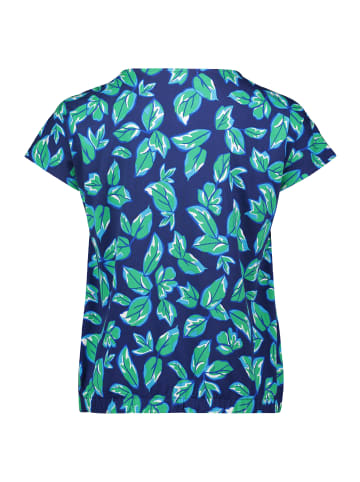 Betty Barclay Printshirt mit Gummizug in Dark Blue/Green