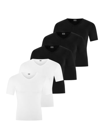 SPEIDEL Unterhemd / Shirt Kurzarm Sky.line in Schwarz / weiß