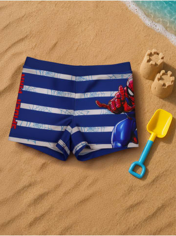 Spiderman Marvel Spiderman Badehose Schwimmhose Badekleidung Hose in blau/weiß