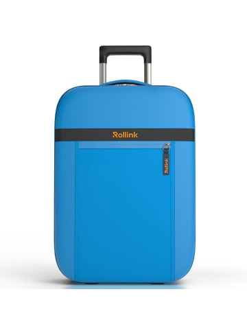 rollink Aura Cabin faltbarer 2-Rollen Kabinentrolley S 55 cm in dive blue