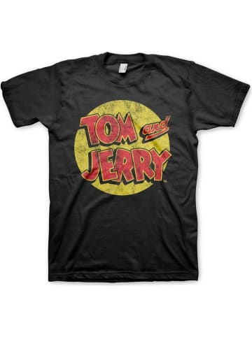 Tom & Jerry T-Shirt in Schwarz