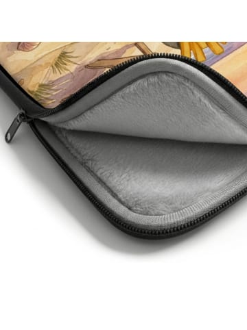 Mr. & Mrs. Panda Laptop Case Robbe Pommes Design ohne Spruch in Weiß