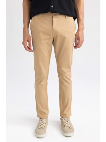 DeFacto Chinohose SLIM FIT in Beige