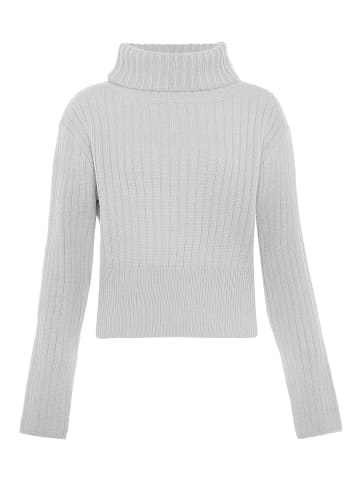Blonda Damen Sweater in HELLGRAU MELANGE
