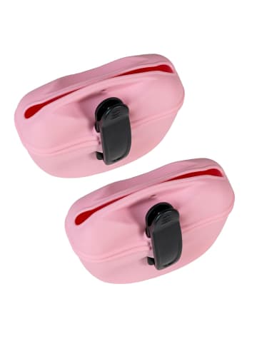 Intirilife Leckerlibeutel für Hunde aus Silikon 13 x 5 x 10.5 cm in 2x Rosa