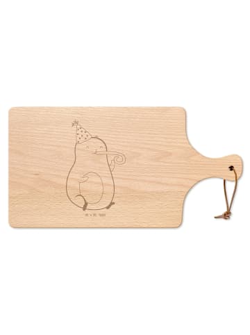 Mr. & Mrs. Panda brett holz Avocado Feier ohne Spruch in Transparent