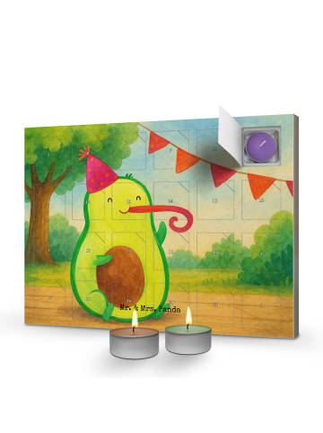 Mr. & Mrs. Panda Duftkerzen Adventskalender Avocado Geburtstag D... in Weiß